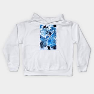 Blue Sea Creatures Kids Hoodie